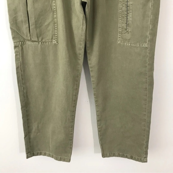 Zara Olive Green Cargo Pants - Picture 4 of 12